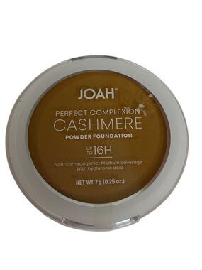 JOAH Perfect Complexion Cashmere Powder Foundation Tan Warm Undertones TW050